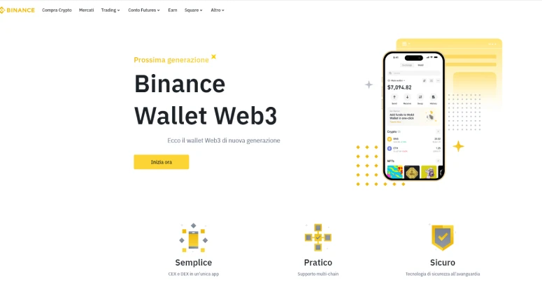 wallet web2 Binance