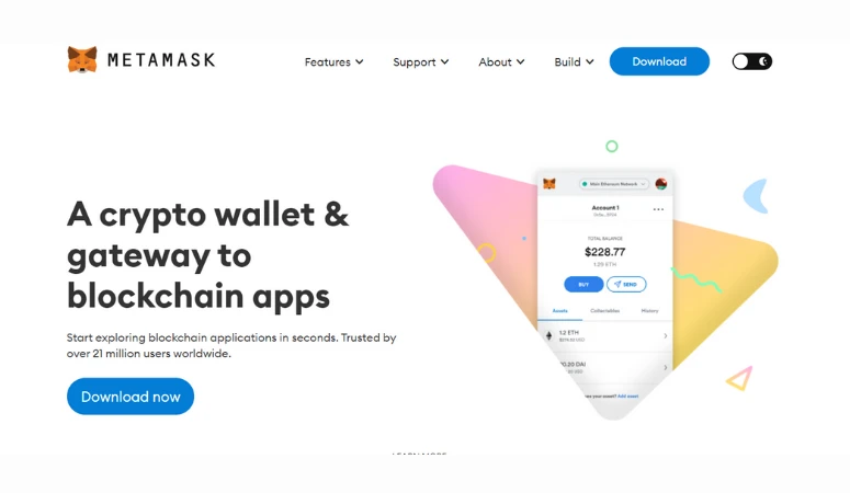 Iscrizione wallet MetaMask