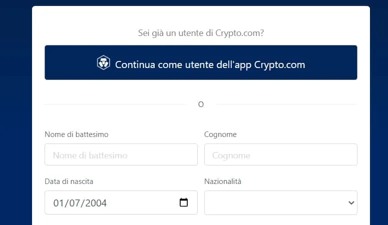 login crypto