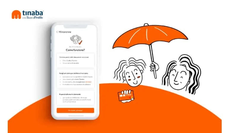 carta di credito per minorenni: Tinaba