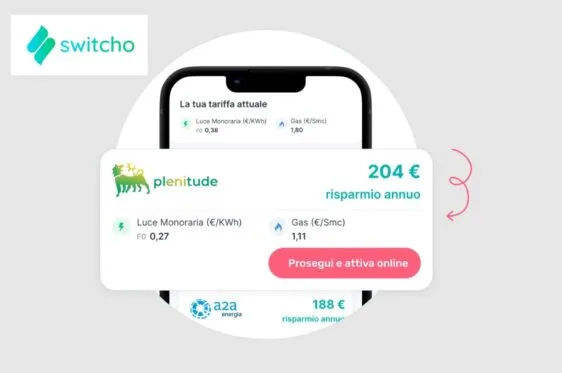 Switcho: recensione dell’app per risparmiare sulle bollette
