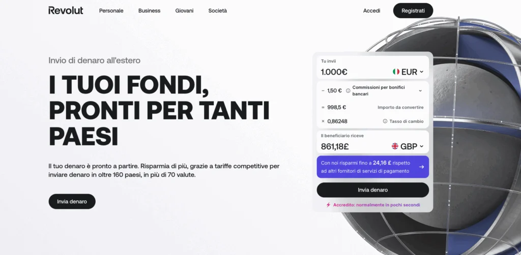 Invio denaro all'estero