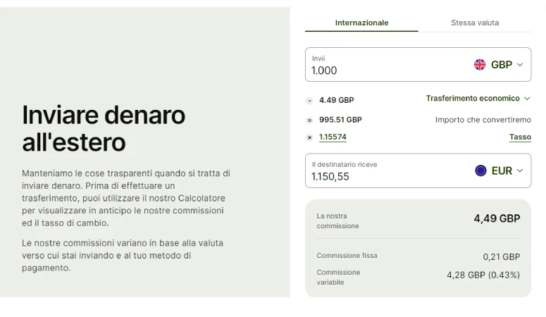 Come inviare denaro all'estero