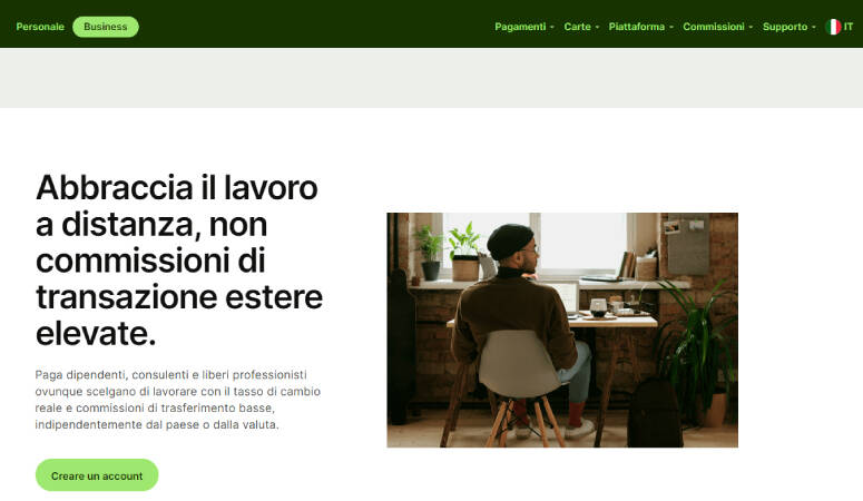 Pagamento salari con Wise Business