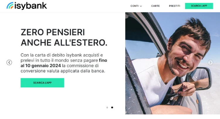 isybank conto online