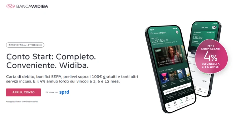 Conti correnti con Spid: Banca Widiba