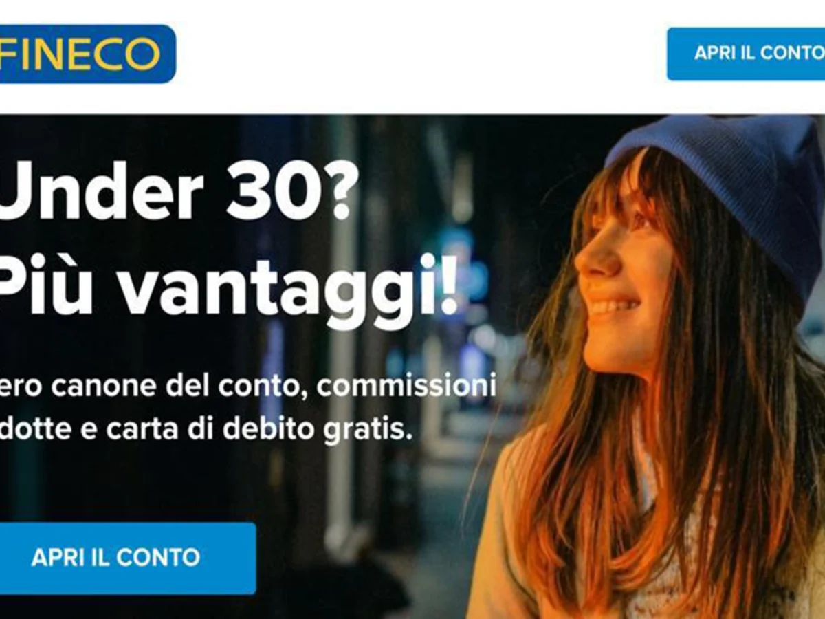 conto corrente fineco under 30