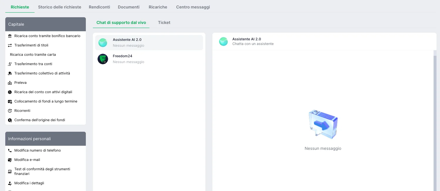 freedom24 supporto clienti