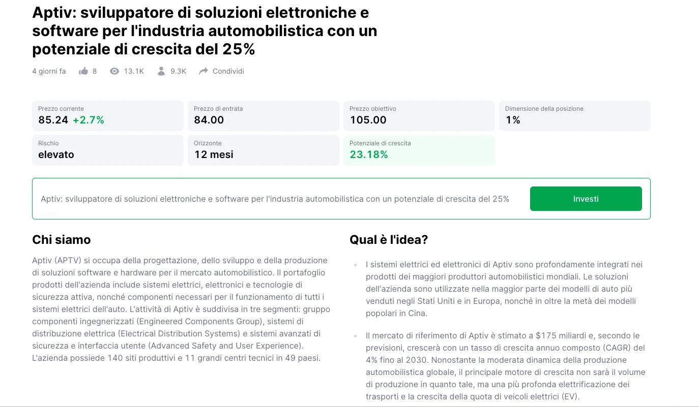 scheda idea investimento freedom24