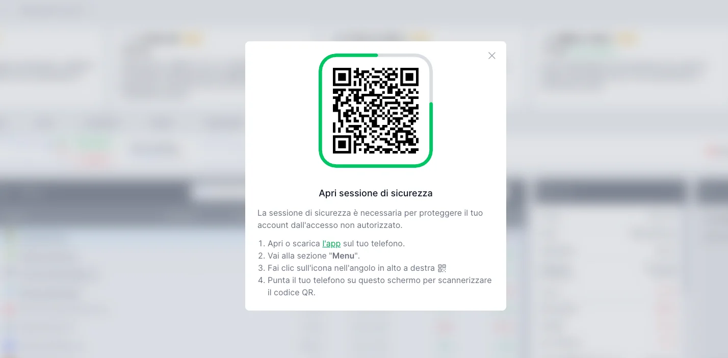 freedom24 sezione sicurezza