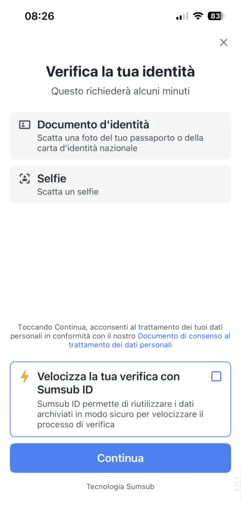 freedom24 verifica identità