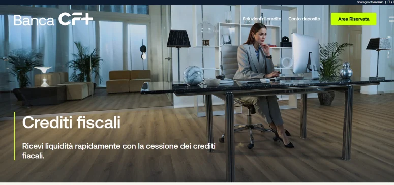 Crediti fiscali Banca CF+