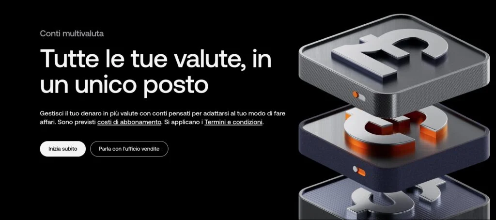 Conto Revolut Business multivaluta