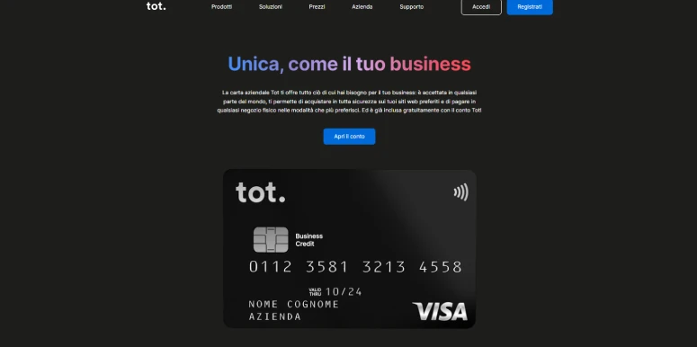 Come funziona la carta Tot