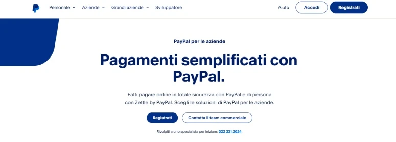 cos e paypal business