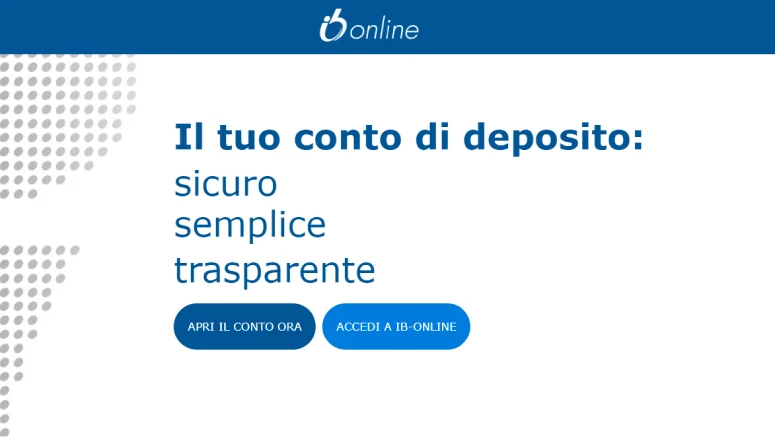 Ibonline conto deposito