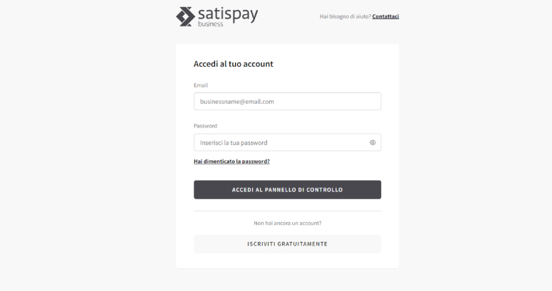 Come aprire un account Satispay Business