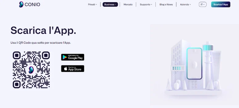 Come registrarsi a Conio