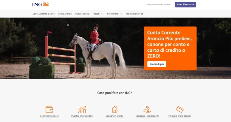 Conto Corrente Arancio 