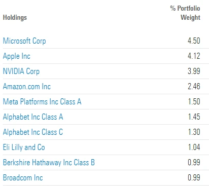 posizione indice fondo comune