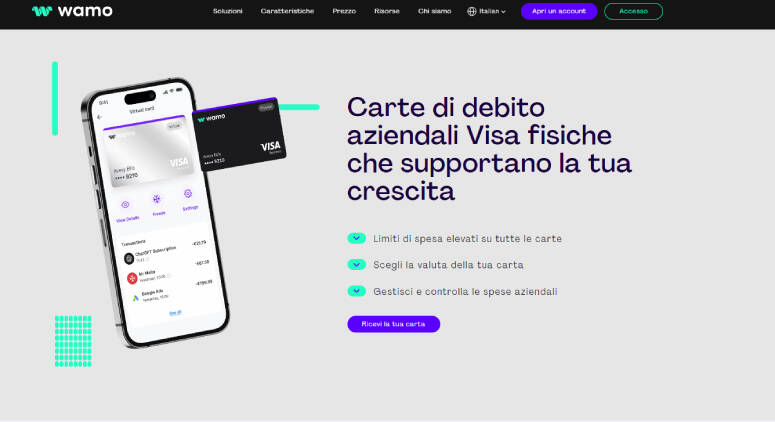 Carte di debito Wamo