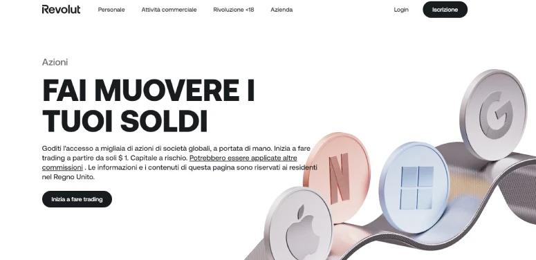 Cosa offre il conto di trading Revolut