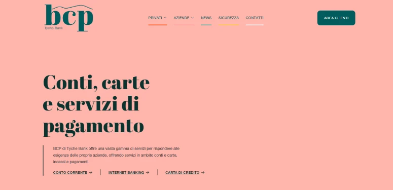 Servizi Tyche Bank per le aziende