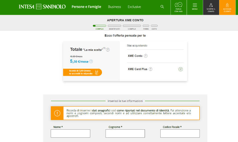 Come aprire un conto XME