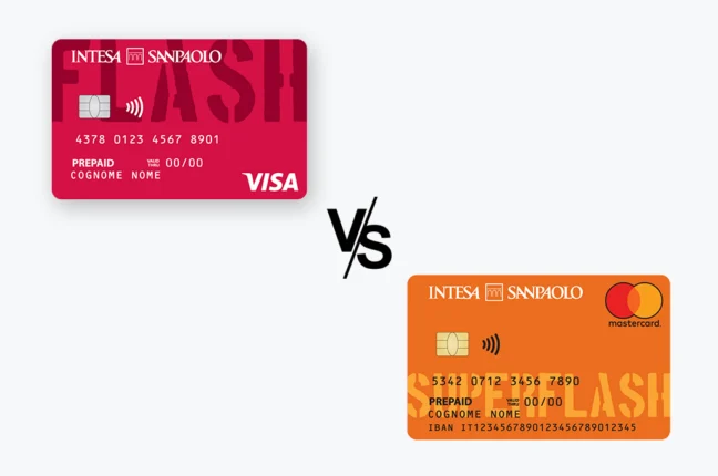 Carte Intesa Sanpaolo, la differenza tra prepagata Flash e Superflash