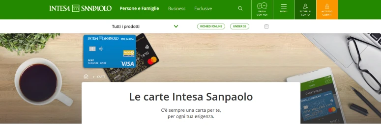 Carte Intesa Sanpaolo