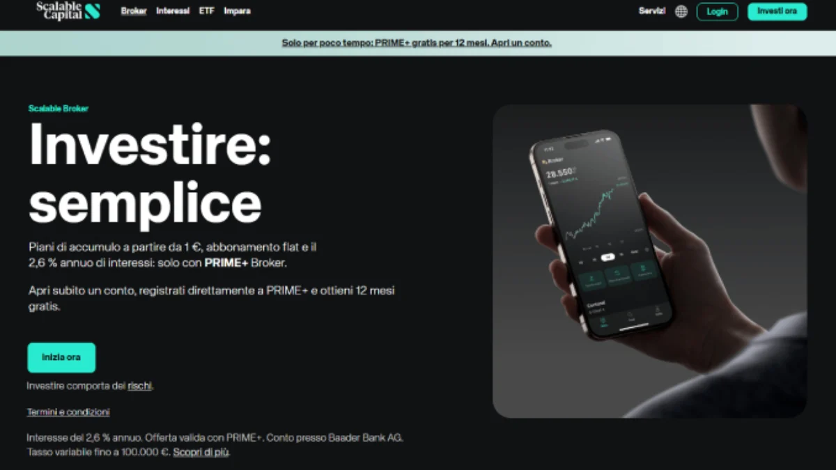 Dichiarazione conto Trading Scalable Capital