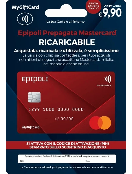 epipoli mastercard prepagata