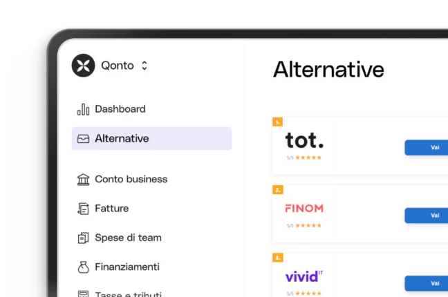Migliori conti aziendali alternativi a Qonto