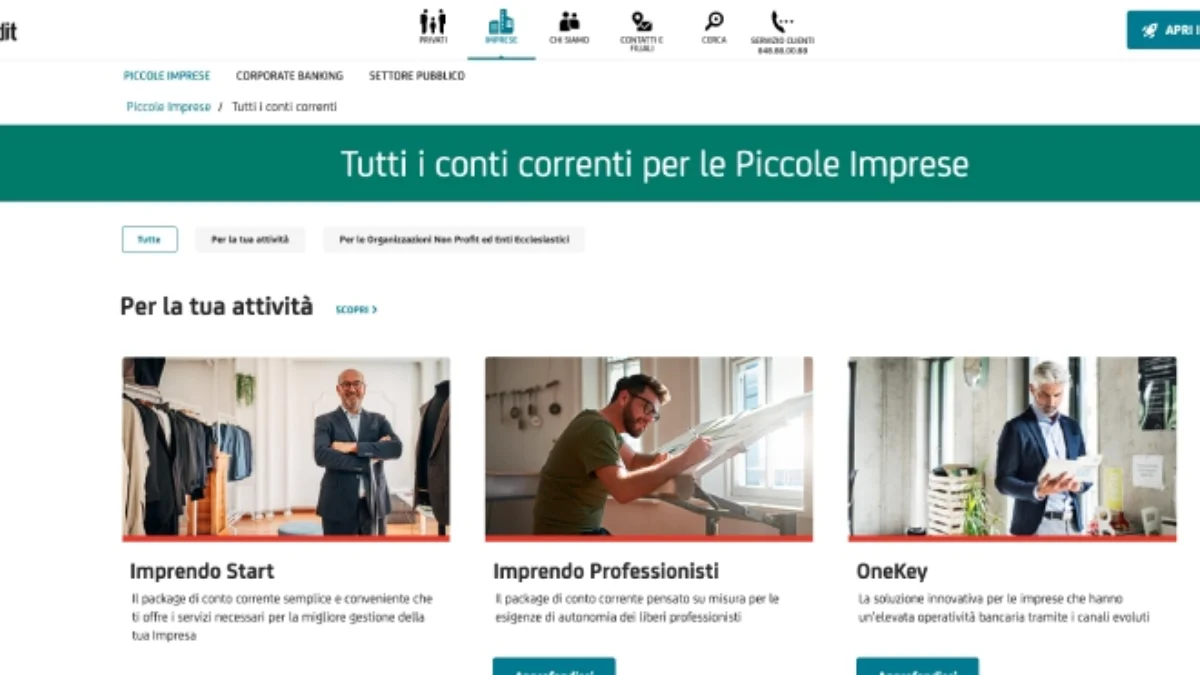 Conti business UniCredit