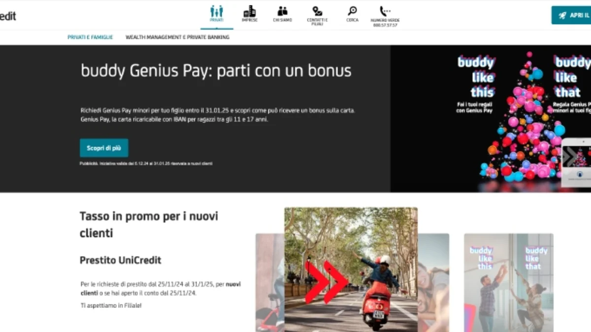 sito web UniCredit