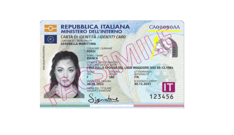 Dove si trova il numero della CIE