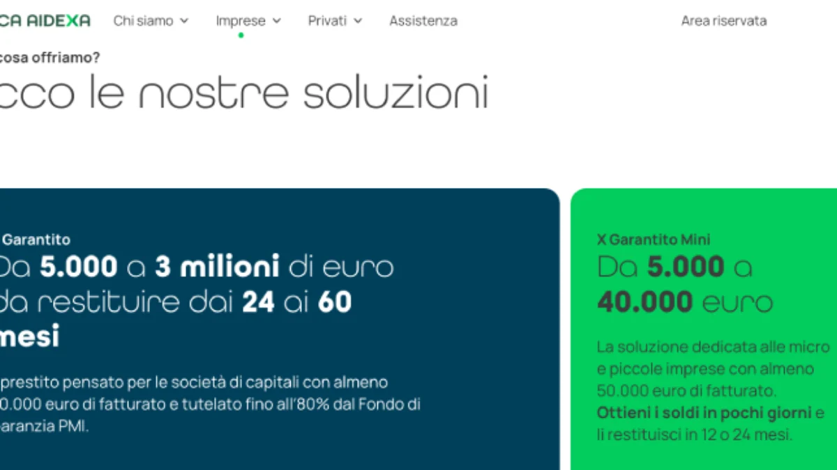 Finanziamenti AideXa