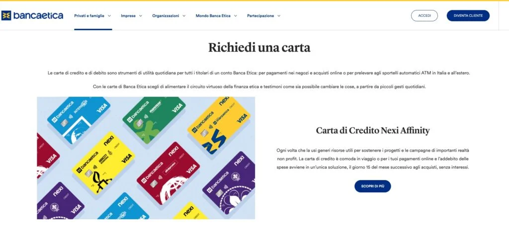 Carte Banca Etica