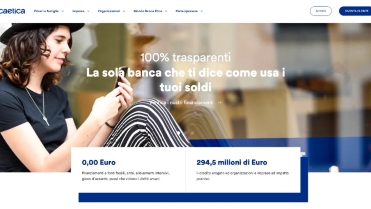 Come funziona Banca Etica