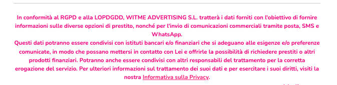 creditio normativa privacy