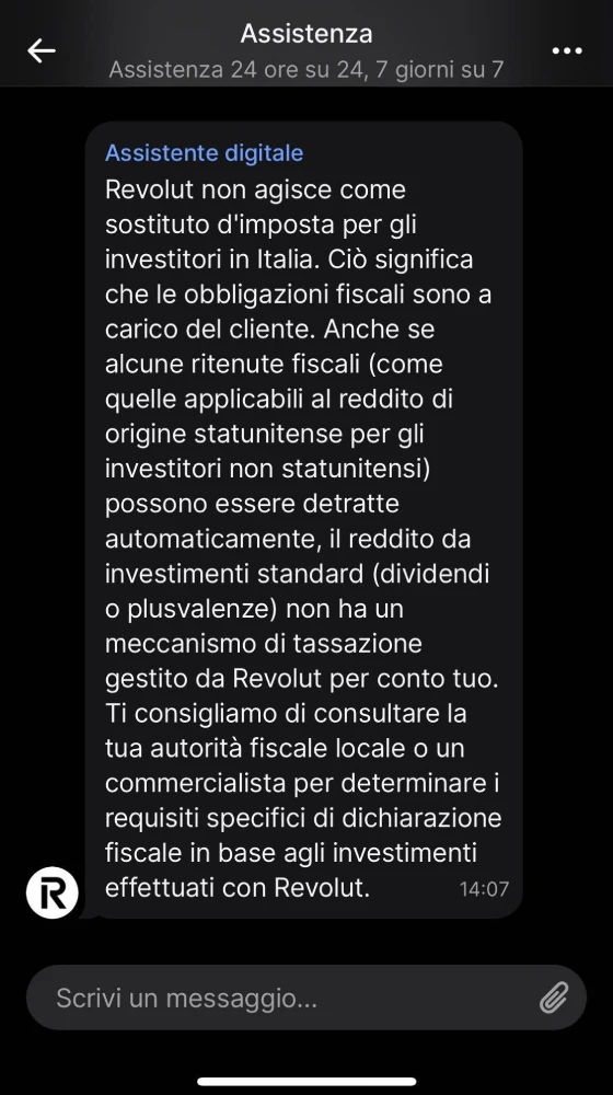 revolut sostituto d'imopsta