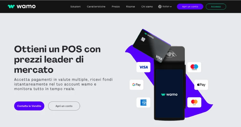 Come richiedere un POS Wamo