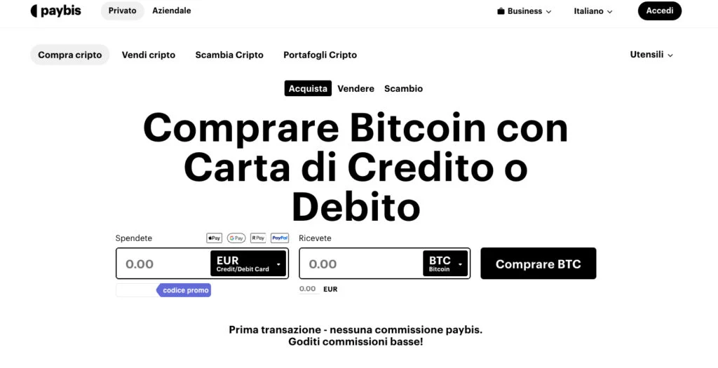 Come funziona Paybis