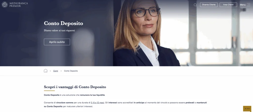 Conto deposito Premier