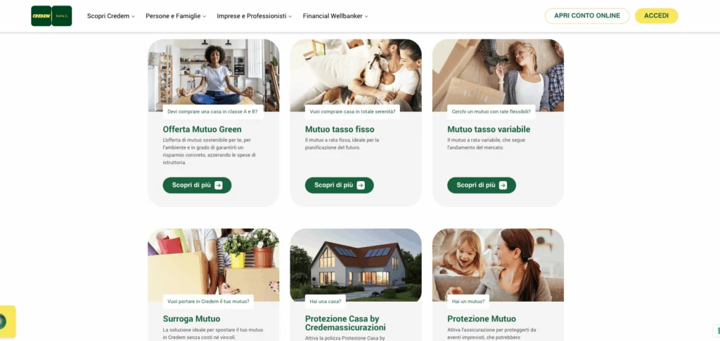 Mutui Credem con adesione al Fondo di Garanzia