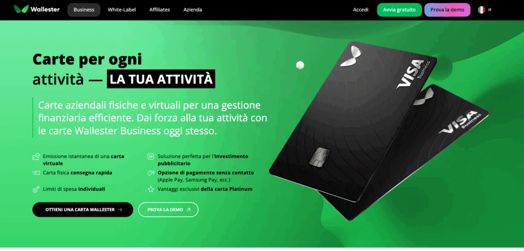 Carte Wallester Business