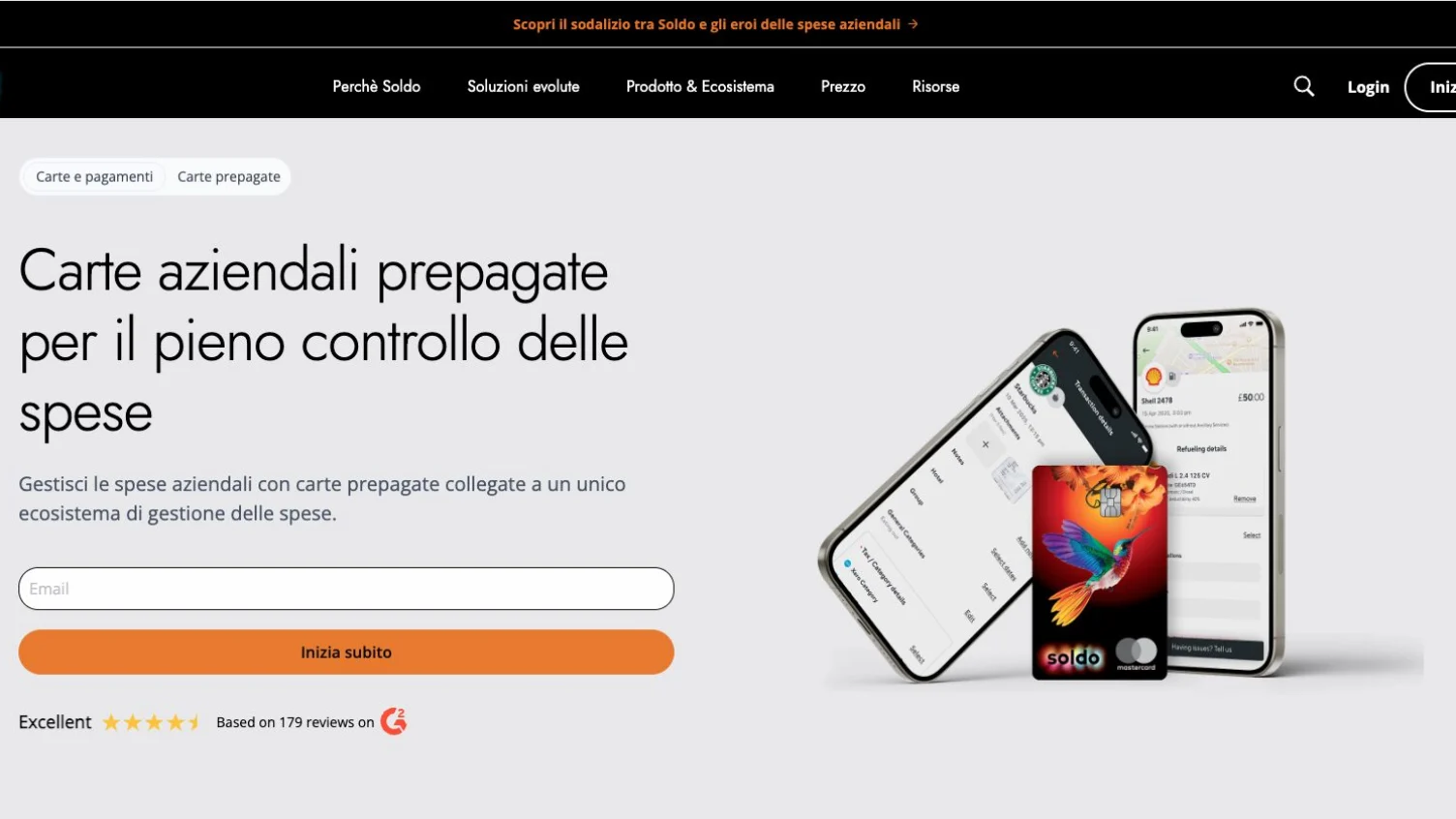 Carte virtuali business Soldo