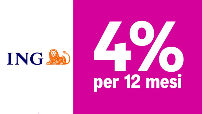 ing promo 4 percento conto arancio