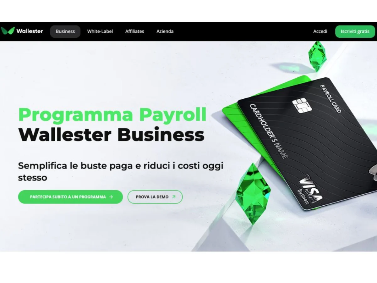 Carte payroll Wallester Business
