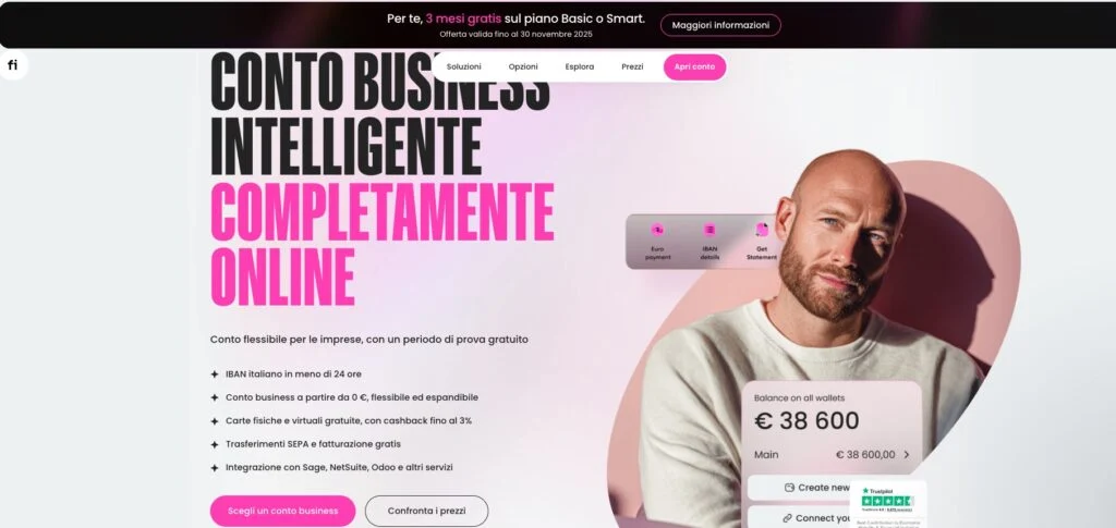 Finom apertura in 24 ore